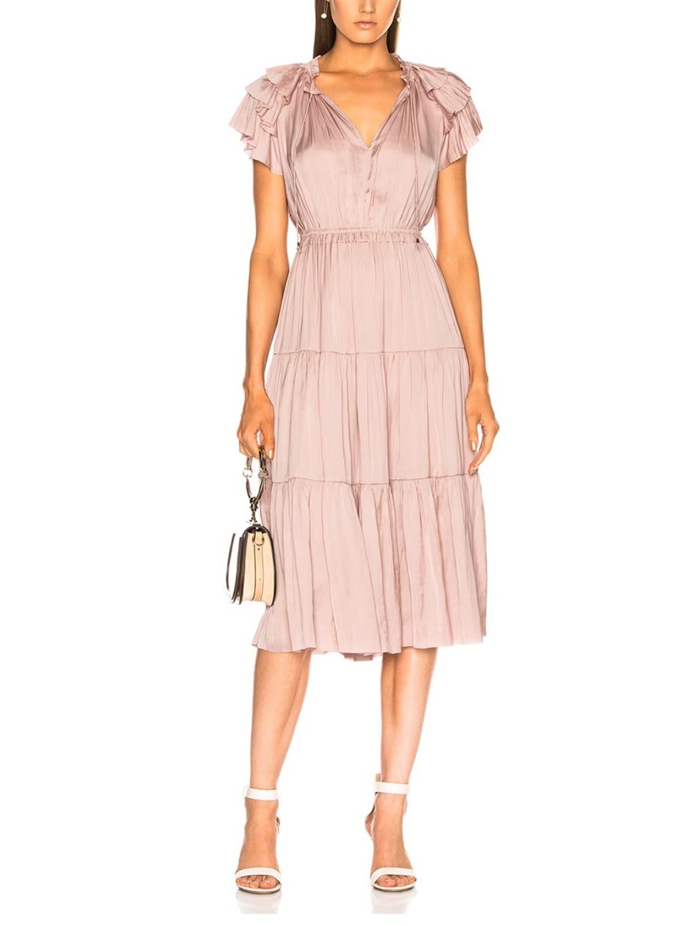 Ulla Johnson Rose Blair Midi Dress Size Small